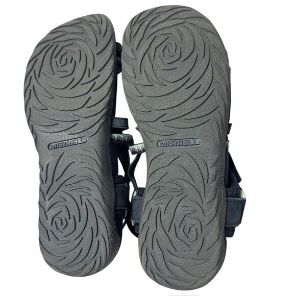 MERRELL Sz 8 Terran 3 Cush Lattice Sandals Women Navy Blue Strappy Casual Shoes - Picture 10 of 11